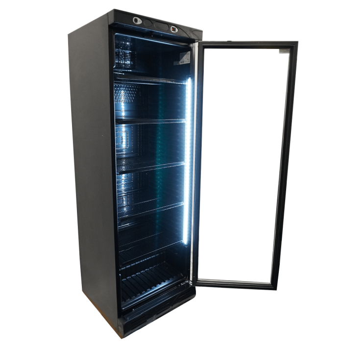 Getränkekühlschrank 1 Glastür - 382 Liter - 595x620x1863 mm