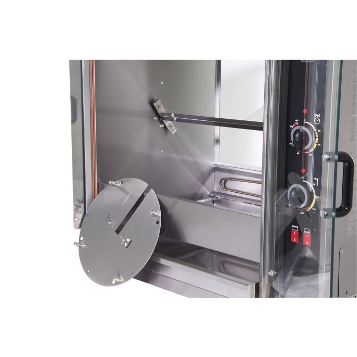 Elektro Hähnchengrill - 4 Körbe - 5,4 kW - 1020x640x830 mm