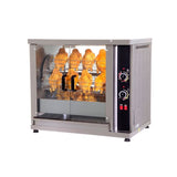 Elektro Hähnchengrill - 4 Körbe - 5,4 kW - 1020x640x830 mm
