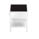 Induktionsherd 4 Zonen mit offenem Unterbau - 655x655x875 mm - 14 kW
