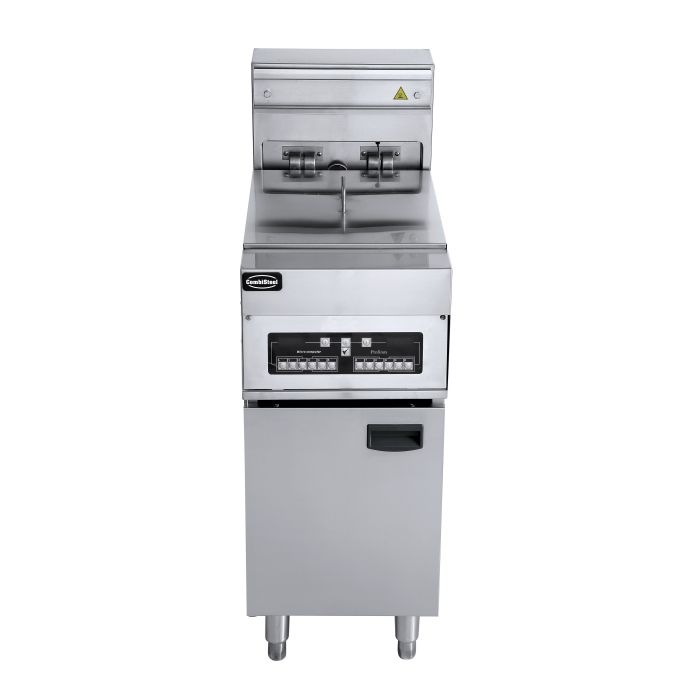 Elektro Fritteuse - 2x12,5 Liter - 400x800x1180 mm - 18 kW