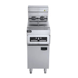 Elektro Fritteuse - 2x12,5 Liter - 400x800x1180 mm - 18 kW