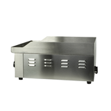 Elektro-Grillplatte - Gerillt - 360x450x220 mm - 2 kW