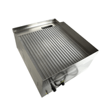 Elektro-Grillplatte - Gerillt - 360x450x220 mm - 2 kW