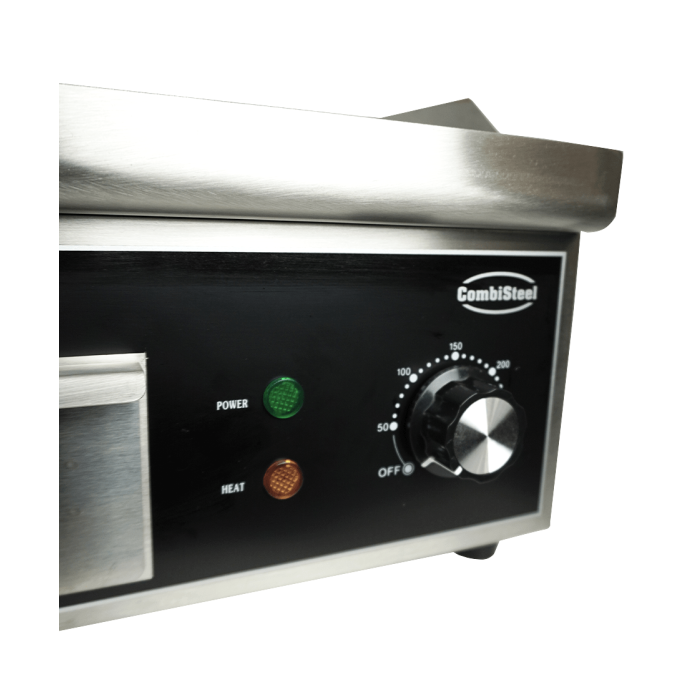 Elektro-Grillplatte - Gerillt - 360x450x220 mm - 2 kW