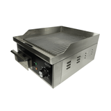 Elektro-Grillplatte - Gerillt - 360x450x220 mm - 2 kW