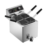 Nudelkocher - 8 Liter - inkl. Körbe - 3,15 kW - 550x470x380 mm