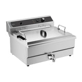 Elektro Tischfritteuse - 25 Liter - 590x570x370 mm - 6 kW