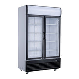 Getränkekühlschrank mit 2 Türen - 1000 Liter - 1200x730x2072 mm - inkl. Räder
