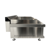 Gas-Grillplatte - Chrom - 650x575x365 mm - 6 kW