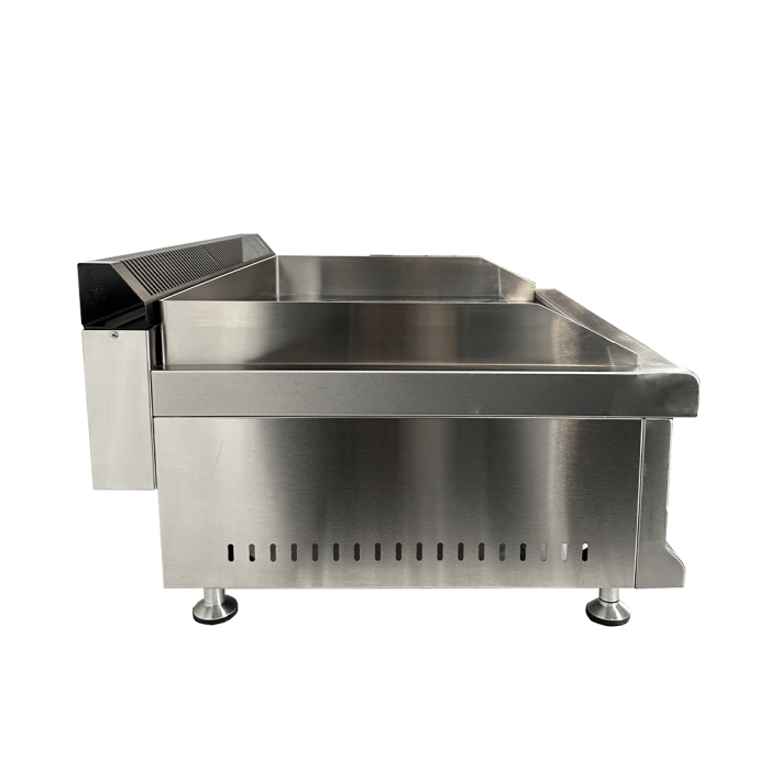Gas-Grillplatte - Chrom - 800x575x365 mm - 6 kW