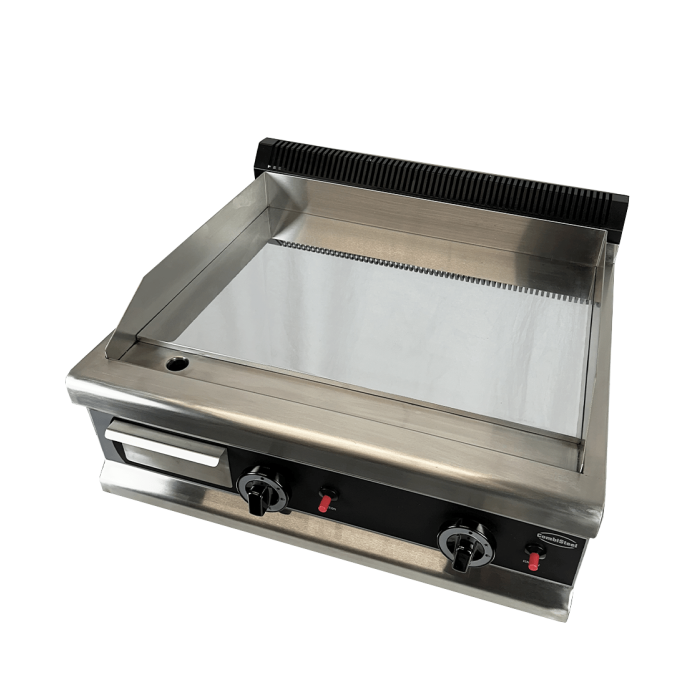 Gas-Grillplatte - Chrom - 800x575x365 mm - 6 kW
