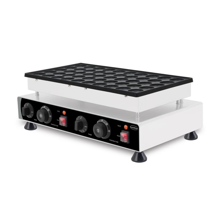 Poffertjes Waffeleisen - 1 Platte - 1,8 kW - 540x335x200 mm