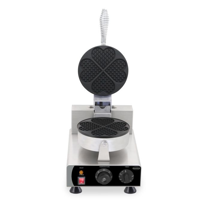 Waffeleisen - 4 Stück - Herzform - 1 kW - 450x250x270 mm