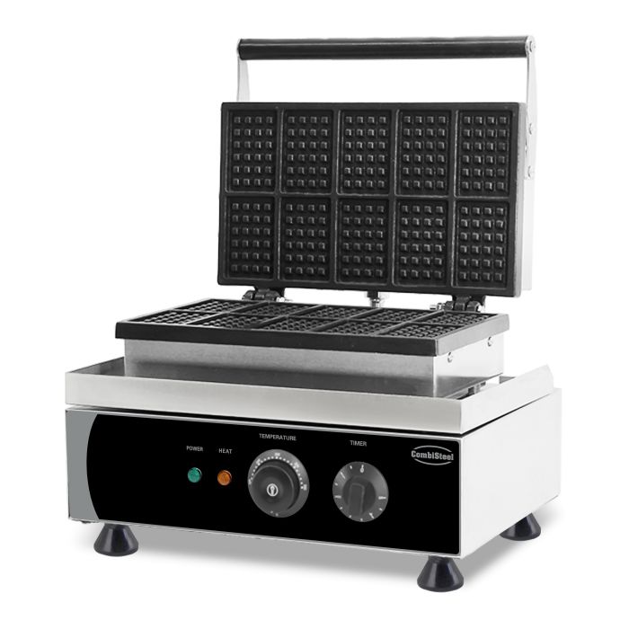 Belgische Waffeleisen - 10 Stück - 1,75 kW - 380x350x465 mm