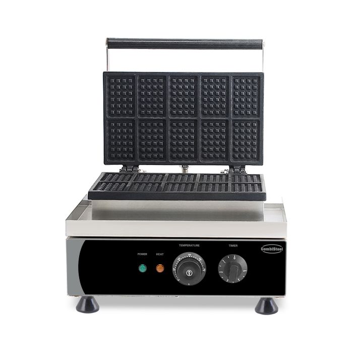 Belgische Waffeleisen - 10 Stück - 1,75 kW - 380x350x465 mm