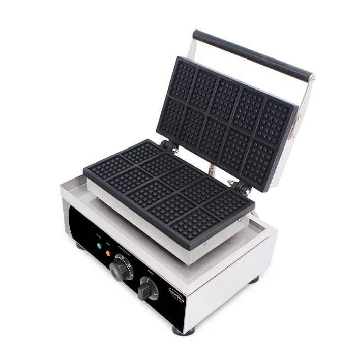 Belgische Waffeleisen - 10 Stück - 1,75 kW - 380x350x465 mm