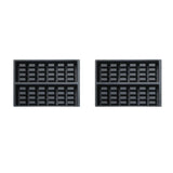 Belgische Waffeleisen - Rotierend - 2 Stück - 1,2 kW - 605x280x250 mm