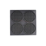 Waffeleisen - 4 Stück - Rund - 1,75 kW - 305x430x505 mm