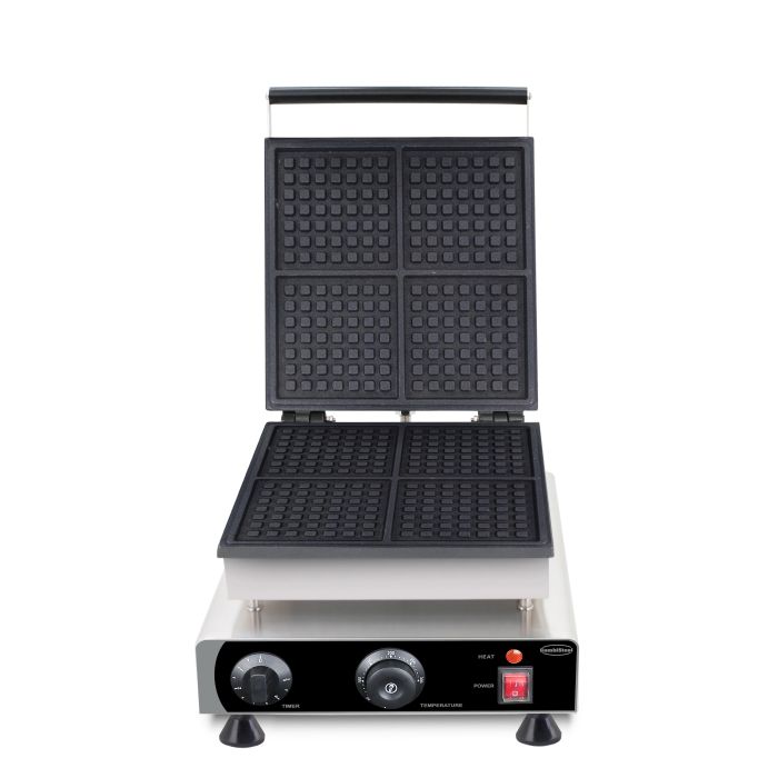 Waffeleisen - 4 Stück - Quadratisch - 1,75 kW - 305x430x505 mm
