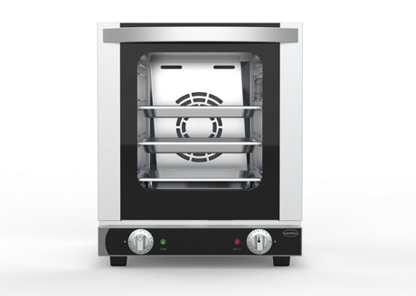 Elek. Konvektionsofen 4X1/2GN - 415x605x501 mm - 2.1 kW - Gastro-Bedarf24 GmbH