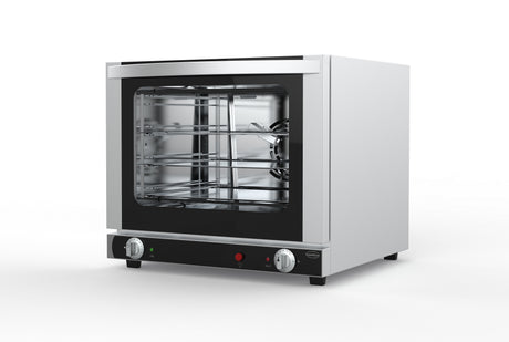 Elek. Konvektionsofen Beschwadung 4X 430X325MM - 575x605x501 mm - 2.9 kW - Gastro-Bedarf24 GmbH