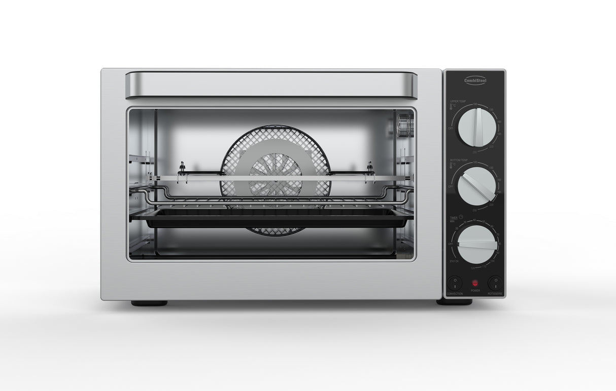 Elek. Konvektionsofen Mit Drehspießfunktion - 598x521x360 mm - 2.7 kW - Gastro-Bedarf24 GmbH