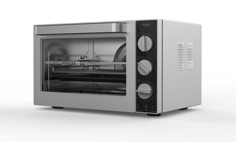 Elek. Konvektionsofen Mit Drehspießfunktion - 598x521x360 mm - 2.7 kW - Gastro-Bedarf24 GmbH