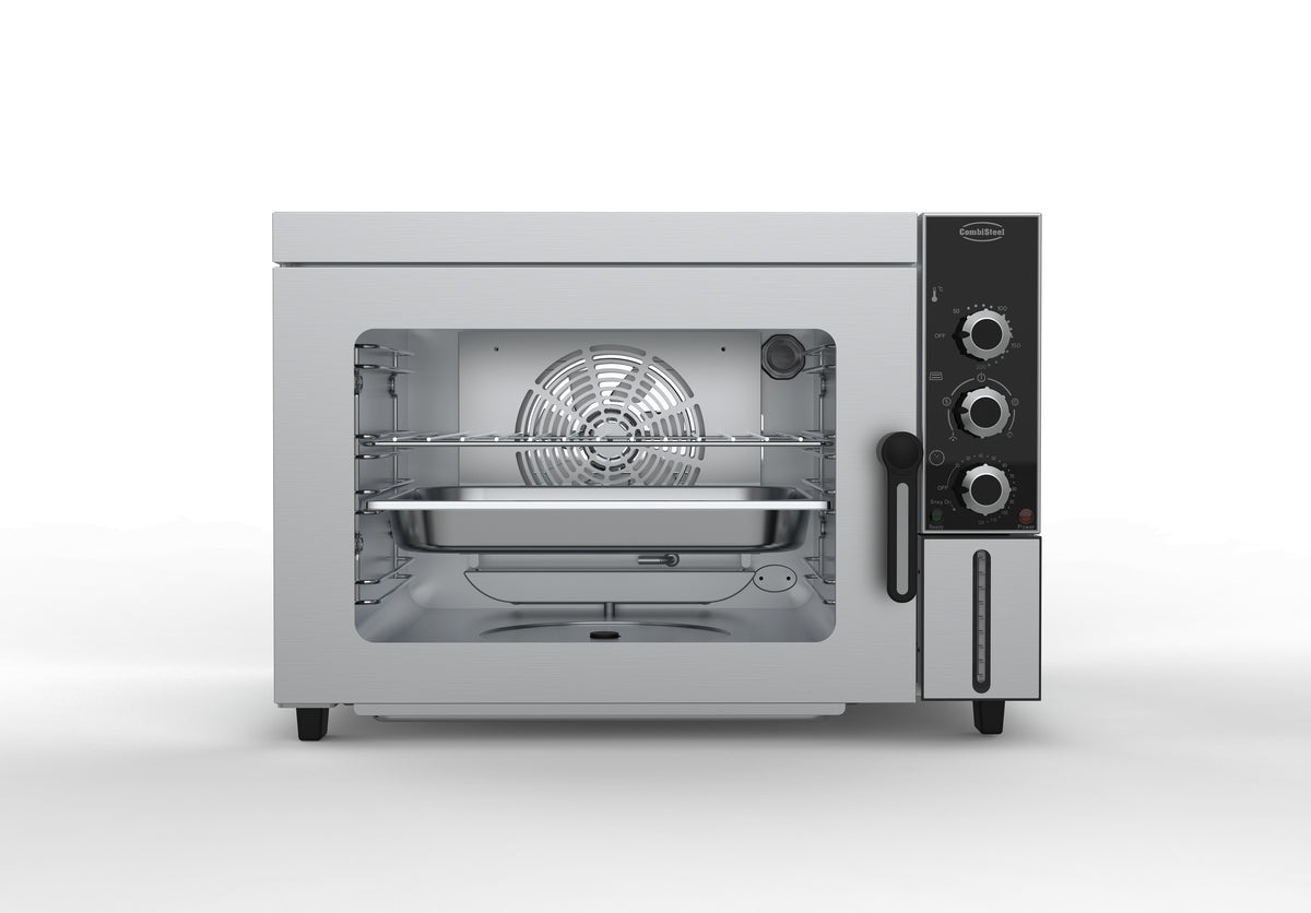 Elek. Konvektions-/ Dampfbackofen 3X2/3GN - 551x555x379 mm - 2.5 kW - Gastro-Bedarf24 GmbH