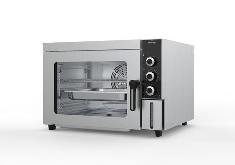 Elek. Konvektions-/ Dampfbackofen 3X2/3GN - 551x555x379 mm - 2.5 kW - Gastro-Bedarf24 GmbH
