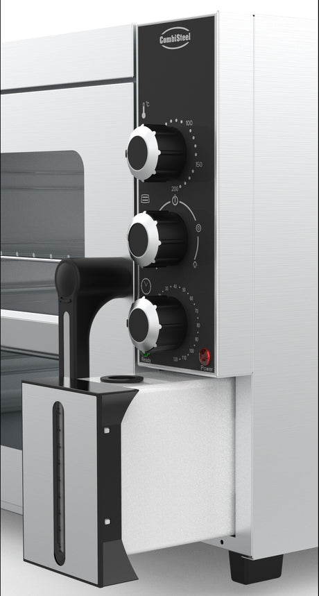 Elek. Konvektions-/ Dampfbackofen 3X2/3GN - 551x555x379 mm - 2.5 kW - Gastro-Bedarf24 GmbH