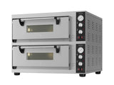 Elek. Pizzaöfen Doppelt 2 X 4 - 810x880x720 mm - 8.4 kW - Gastro-Bedarf24 GmbH