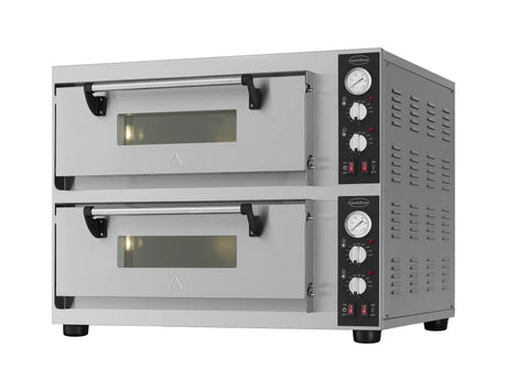Elek. Pizzaöfen Doppelt 2 X 4 - 810x880x720 mm - 8.4 kW - Gastro-Bedarf24 GmbH