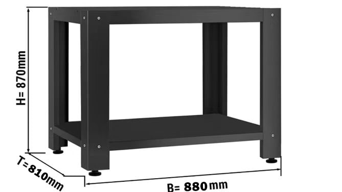 Untergestell Für 7548.0040 - 756x880x903 mm - Gastro-Bedarf24 GmbH