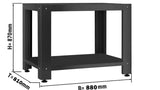 Untergestell Für 7548.0040 - 756x880x903 mm - Gastro-Bedarf24 GmbH