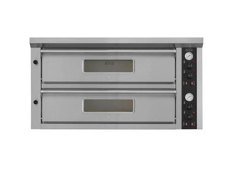 Elek. Pizzaöfen Doppelt 2 X 6 - 1370x880x765 mm - 13.2 kW - Gastro-Bedarf24 GmbH