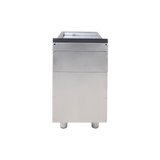 VIRTUS - Elektro Grillplatte mit offener Unterbau - Verchromt - 5,4 kW - 400x730x870 mm