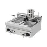 Elektrische Fritteuse 2x12L – 2x9kW (Hohe Leistung)