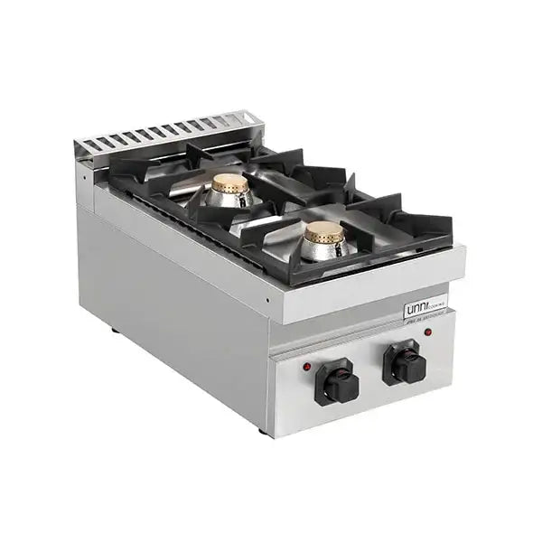 Gazlı ocak - 400x700x350 mm – 13 kW – 2 pişirme bölgesi 