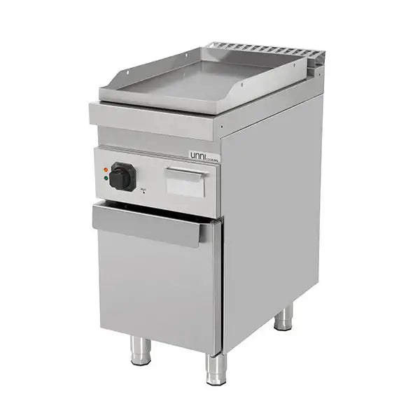 Elektrische Grillplatte - 400x700x850/900 mm - Glatt - 4,5 kW