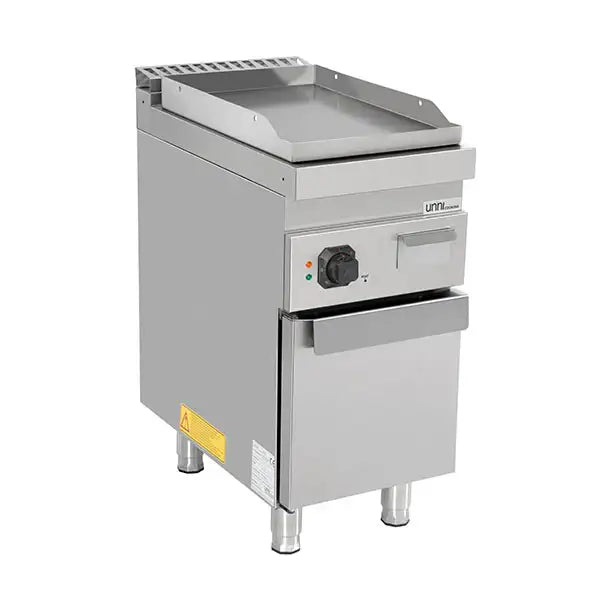Elektrische Grillplatte - 400x700x850/900 mm - Glatt - 4,5 kW