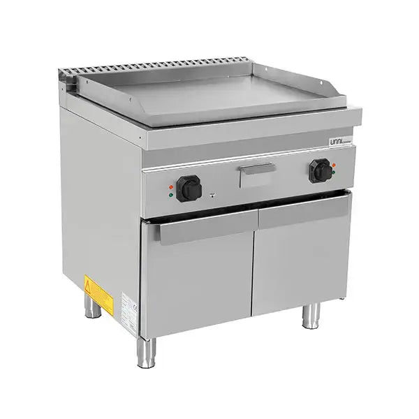 Elektrische Grillplatte - 800x700x850/900 mm - Glatt - 9 kW