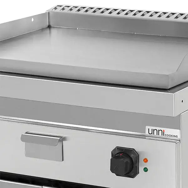 Elektrische Grillplatte - 800x700x850/900 mm - Glatt - 9 kW