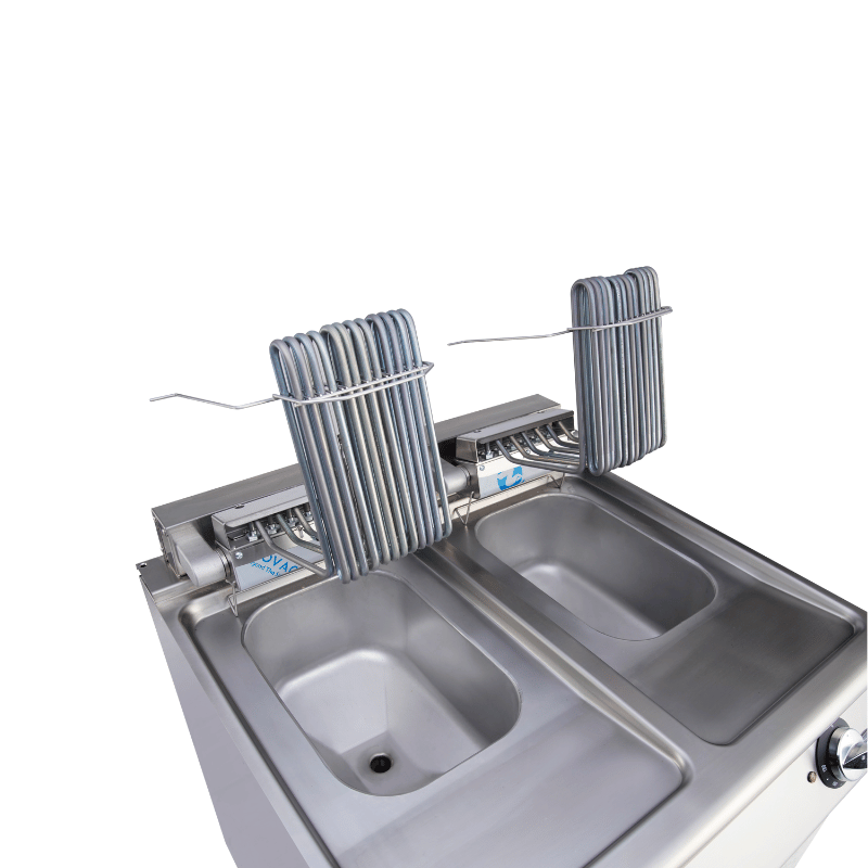 VIRTUS Elektro-Fritteuse - 2x 10 Liter - 18 kW - 800x730x870 mm