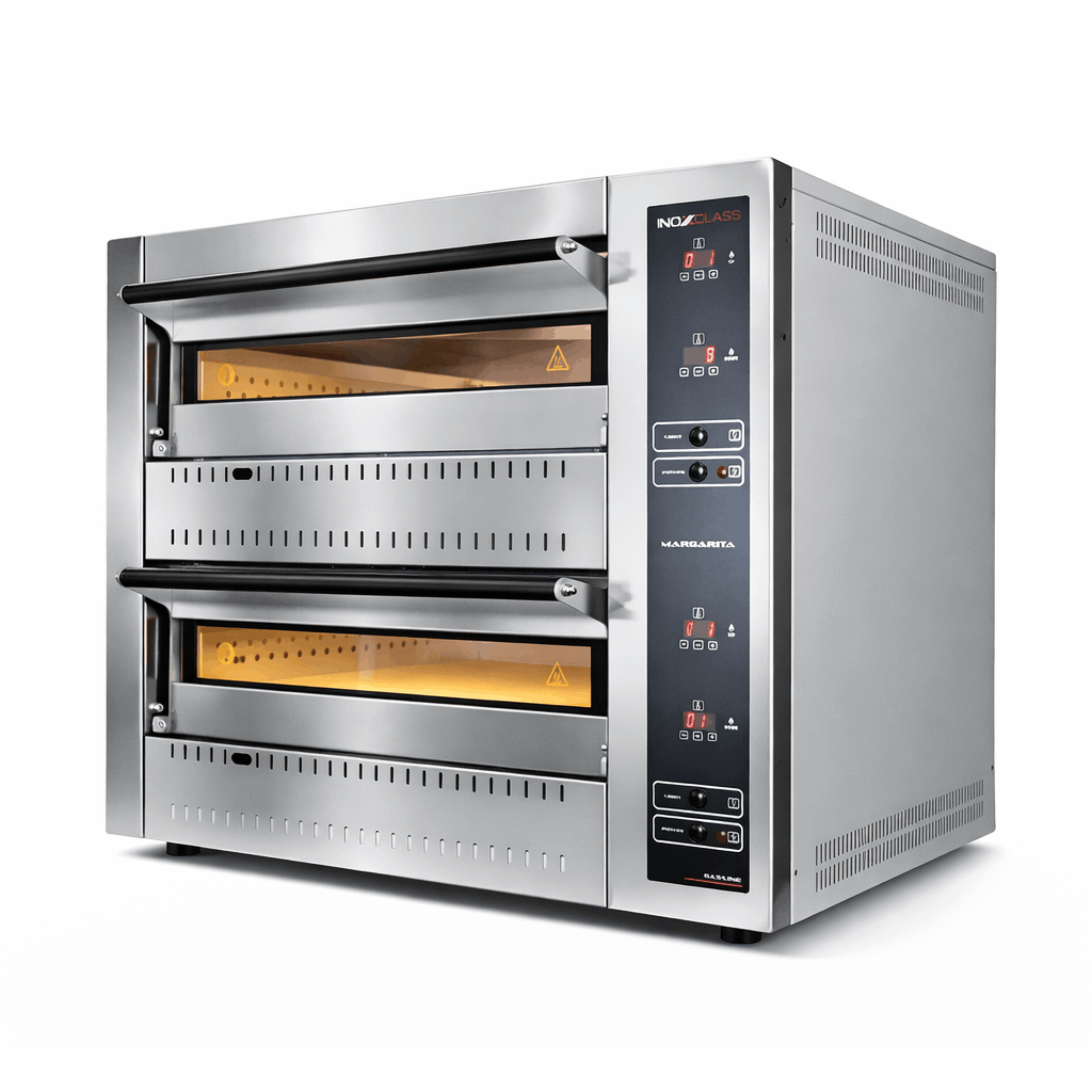 Gas Pizzaofen Digital - 4 + 4 x 30 cm