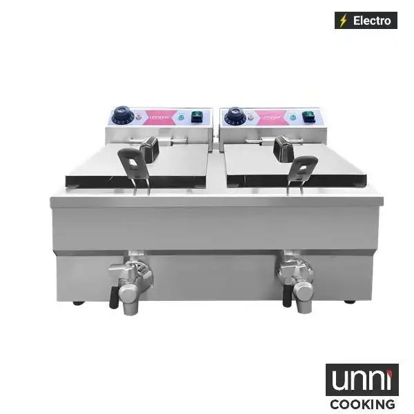 Electric Deep Fryer - 2x8 Liter Budget