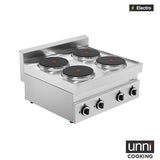 Elektroherd – 700x650x320/880 mm - 10,4 kW