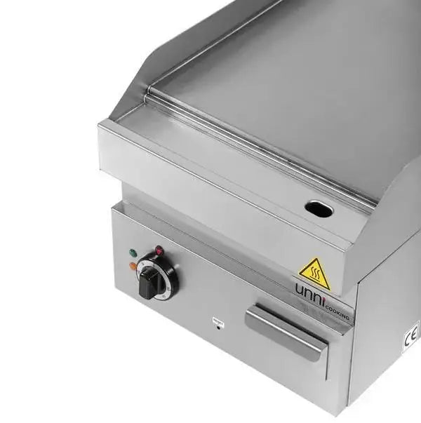 Electric Grill Plate - Smooth - 400x650x320 mm - 4.5 kW