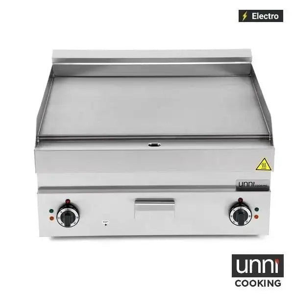 Electric Grill Plate - Smooth - 700x650x320 mm - 9 kW