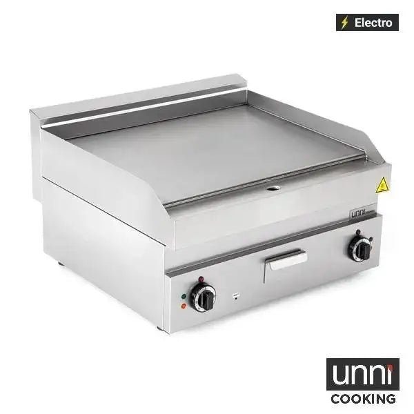 Electric Grill Plate - Smooth - 700x650x320 mm - 9 kW